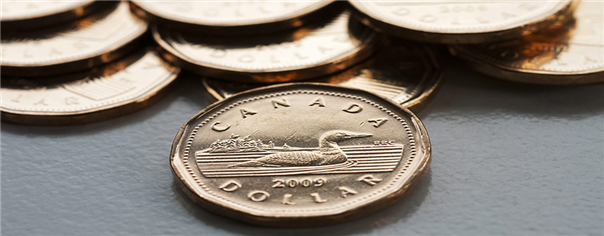 USD / CAD - Canadian dollar catches an up-draft.